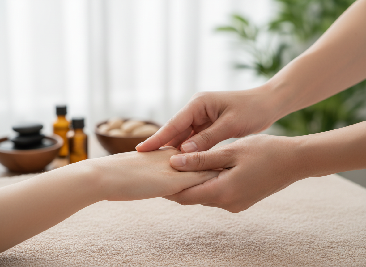 メイク前の女性